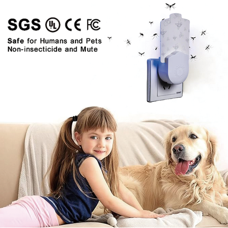 Electronic insect trap with sticky insect board MK02-1 Ultrasonic household insect catcher mosquito killer